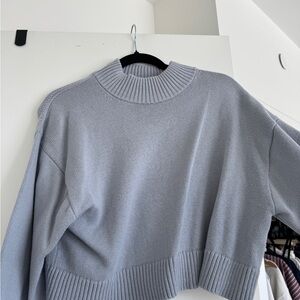 Sunday Best Light Gray Turtleneck Sweater